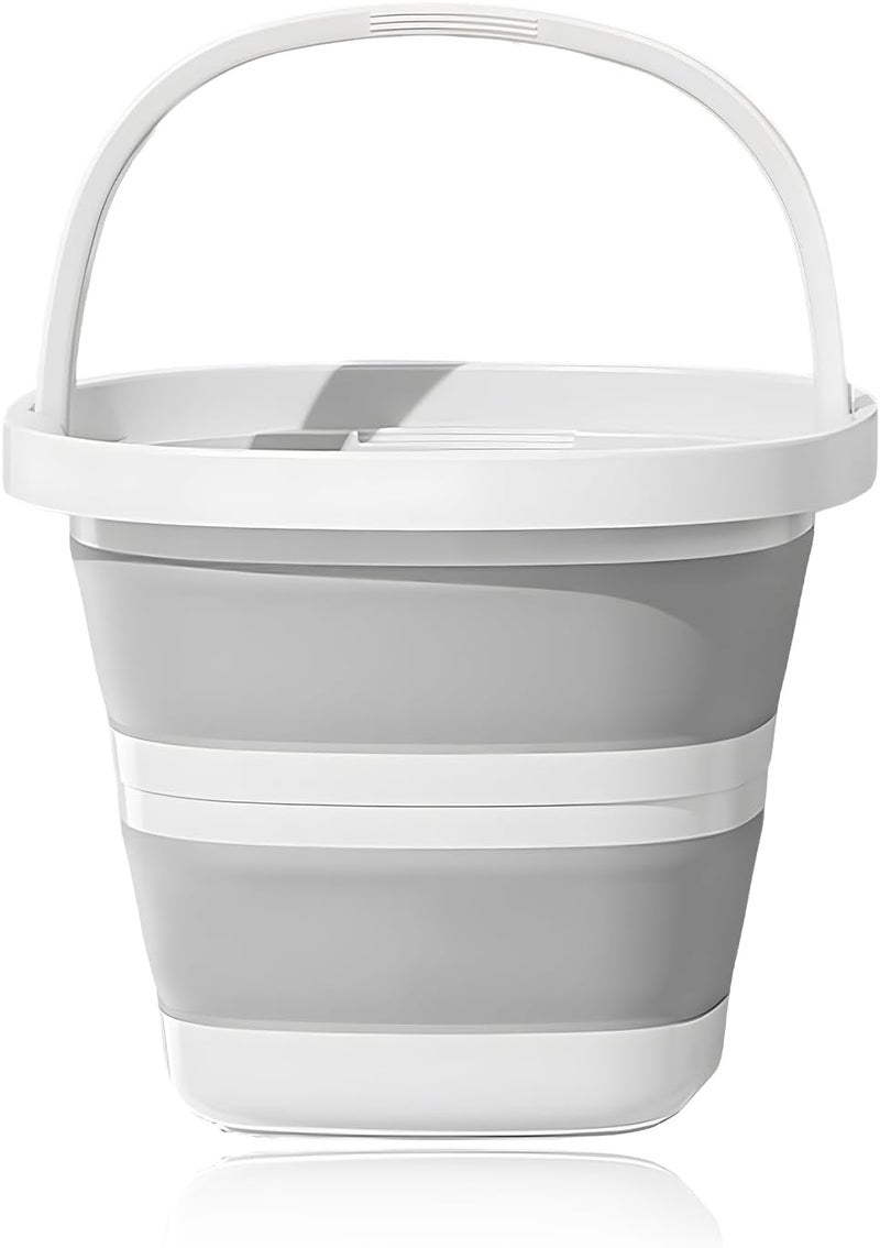 NYTKL Collapsible Bucket, 2.6 Gallon/ 10L Foldable Square Tub Lightweight Washing Tub, Multipurpose Wash Bin for House Outdoor Car Washing, Portable Mop Bucket for Sand or Beach - Image 1